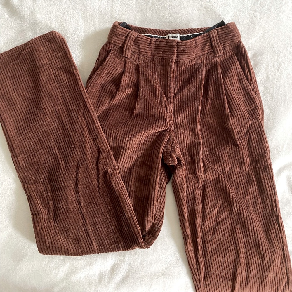 Brown Corduroy Pants